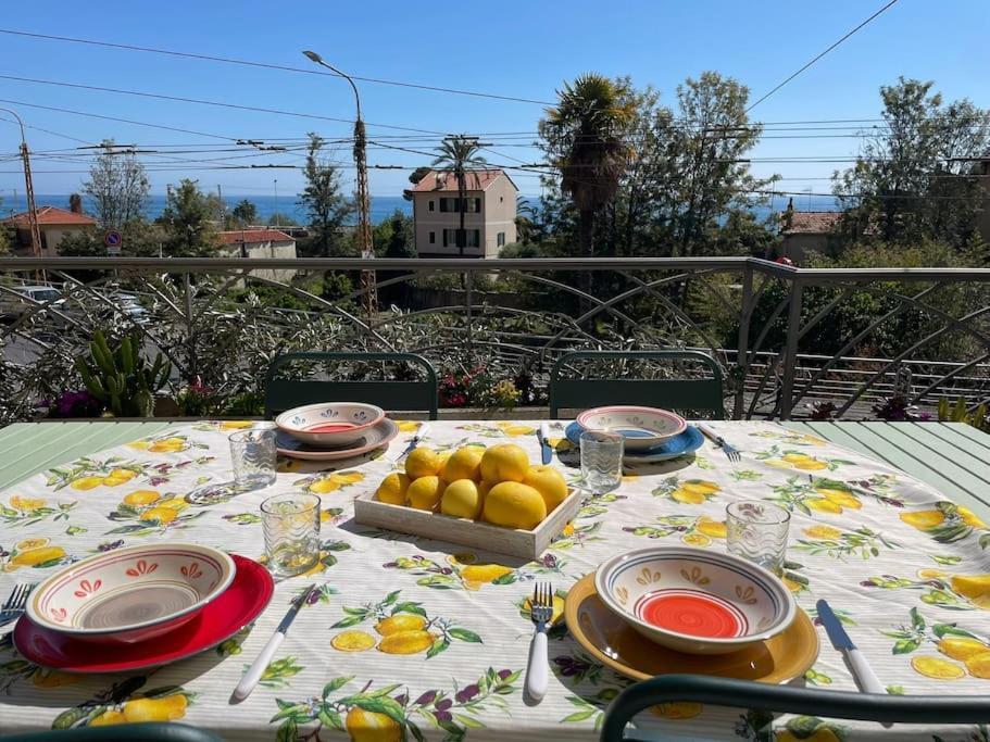 Casa Visconti, Bordighera, Vista Mare Ngoại thất bức ảnh
